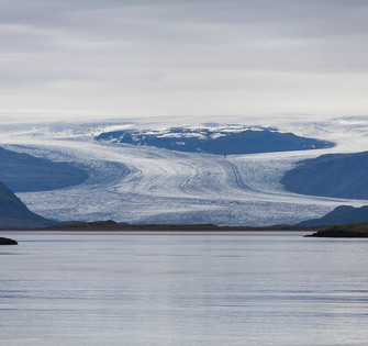 Крупнейший Исландский ледник
